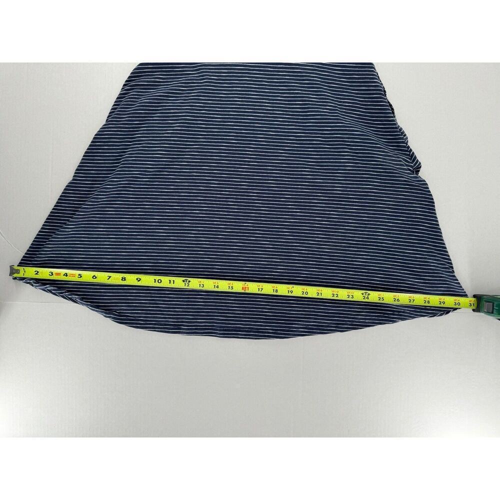 Toad & Co Dress Size Small Organic Cotton Striped V Neck Back Outdoor Casual​​ - Picture 8 of 13
